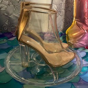 Golden pink, size 7, little used